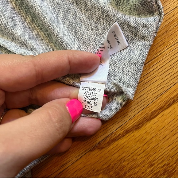 Athleta Pose Cardigan Sweater Lightweight Heathered gray size XXS - Picture 7 of 7